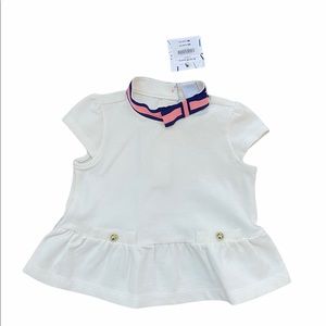 Janie and Jack top with  cap sleeves (NWT)